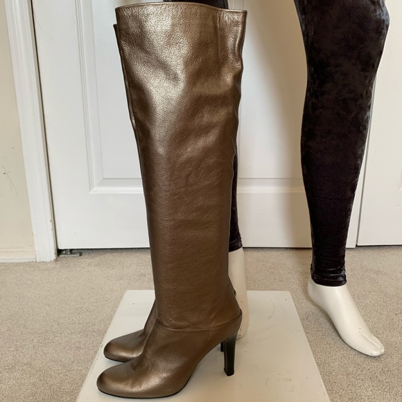 Stuart Weitzman. Tall metallic boots - Picture 3 of 3